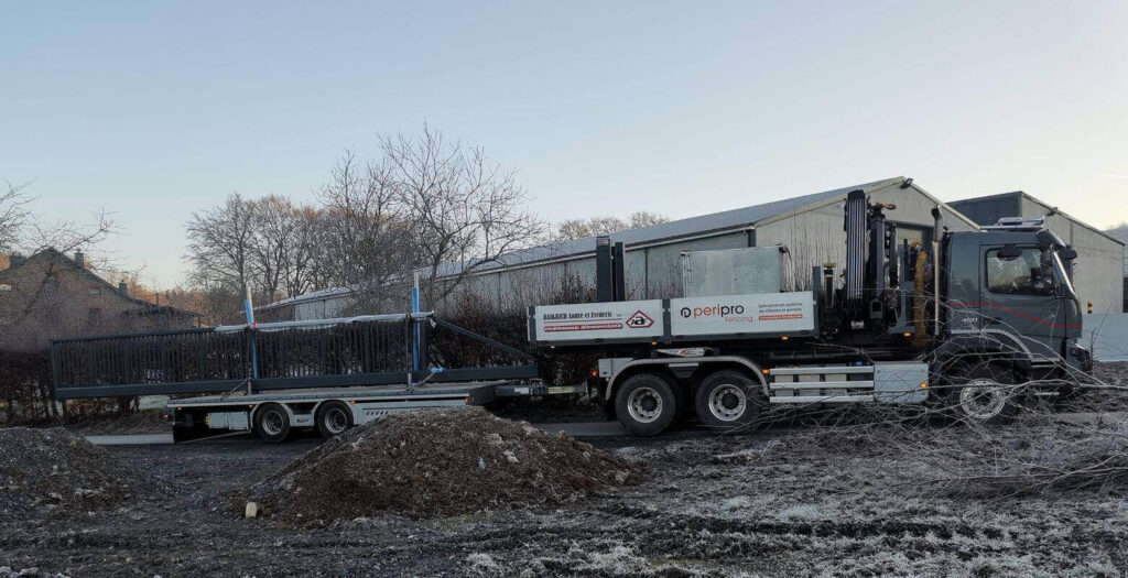 ABF Fermetures Baikrich camion transport portail