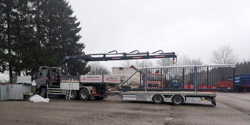 ABF Fermetures Baikrich transport portail de sécurité