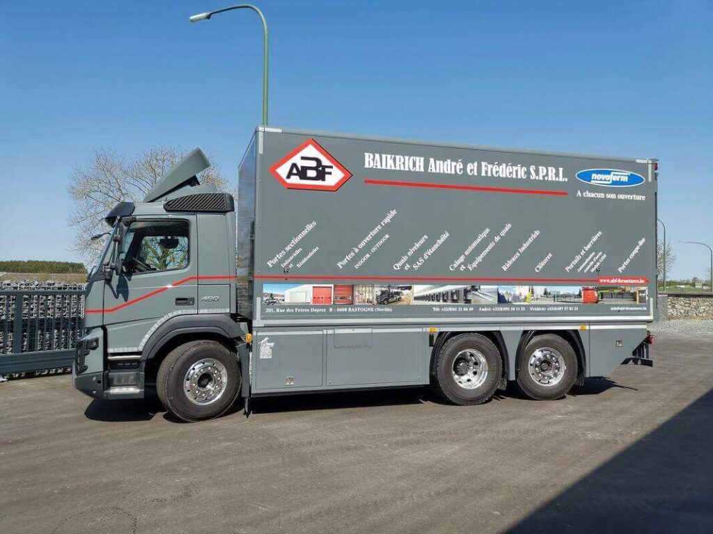 ABF Fermetures Baikrick camion André