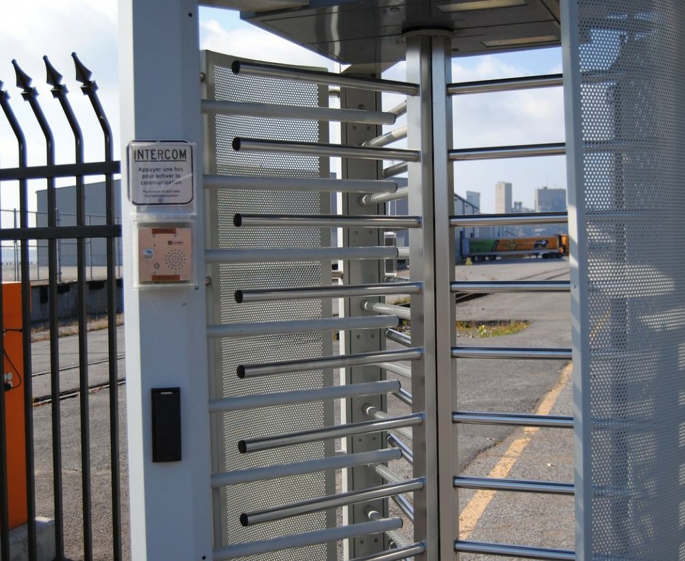 Portillon controle accès ABF fermeture bastogne